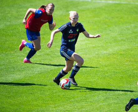i matchen i div. 3 damer mellan FC Hässleholm och Lagan i