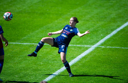 i matchen i div. 3 damer mellan FC Hässleholm och Lagan i