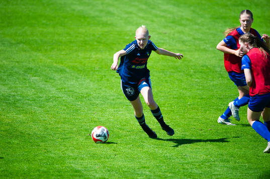 i matchen i div. 3 damer mellan FC Hässleholm och Lagan i