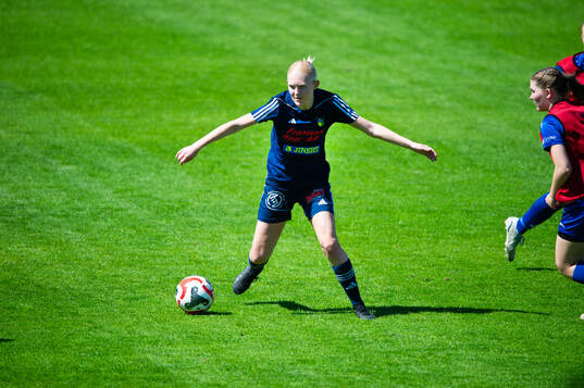 i matchen i div. 3 damer mellan FC Hässleholm och Lagan i