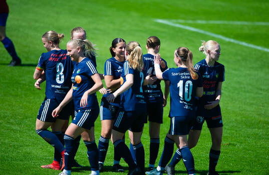 i matchen i div. 3 damer mellan FC Hässleholm och Lagan i