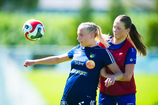 i matchen i div. 3 damer mellan FC Hässleholm och Lagan i