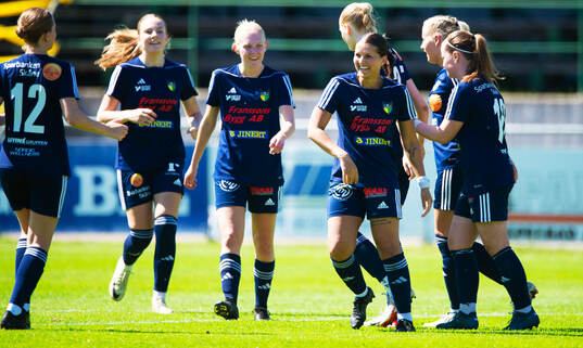 i matchen i div. 3 damer mellan FC Hässleholm och Lagan i