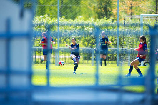 i matchen i div. 3 damer mellan FC Hässleholm och Lagan i