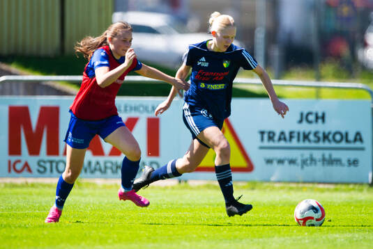 i matchen i div. 3 damer mellan FC Hässleholm och Lagan i