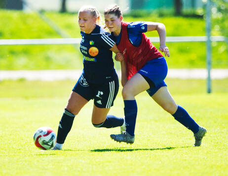 i matchen i div. 3 damer mellan FC Hässleholm och Lagan i