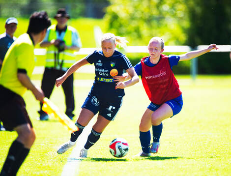 i matchen i div. 3 damer mellan FC Hässleholm och Lagan i