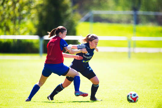i matchen i div. 3 damer mellan FC Hässleholm och Lagan i