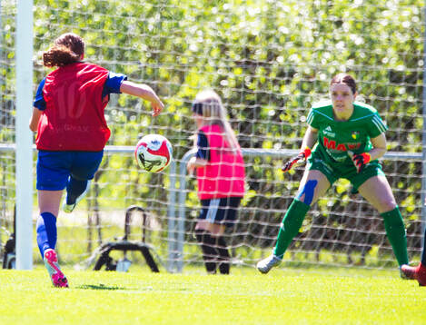 i matchen i div. 3 damer mellan FC Hässleholm och Lagan i