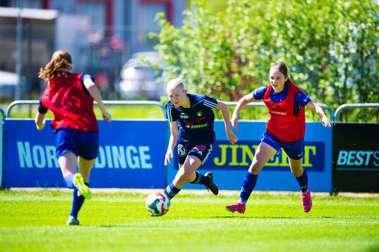 i matchen i div. 3 damer mellan FC Hässleholm och Lagan i