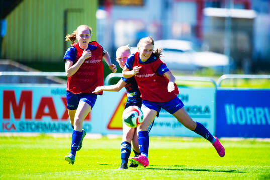 i matchen i div. 3 damer mellan FC Hässleholm och Lagan i