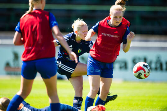 i matchen i div. 3 damer mellan FC Hässleholm och Lagan i