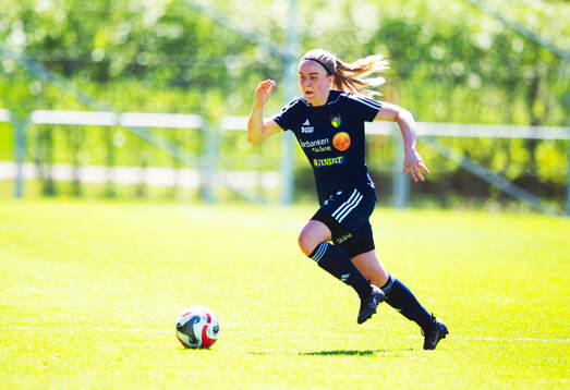 i matchen i div. 3 damer mellan FC Hässleholm och Lagan i