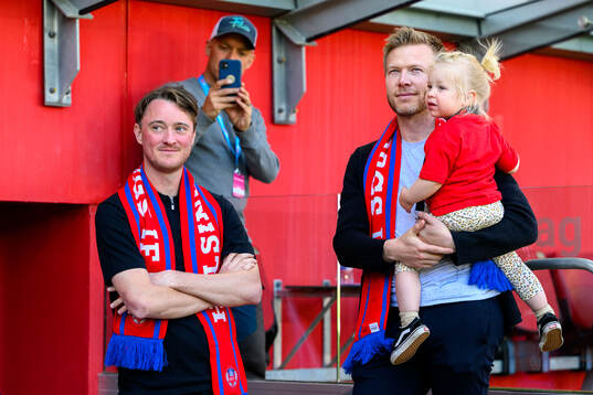 Tidigare Helsingborgs spelaren Rasmus Jönsson och Andreas