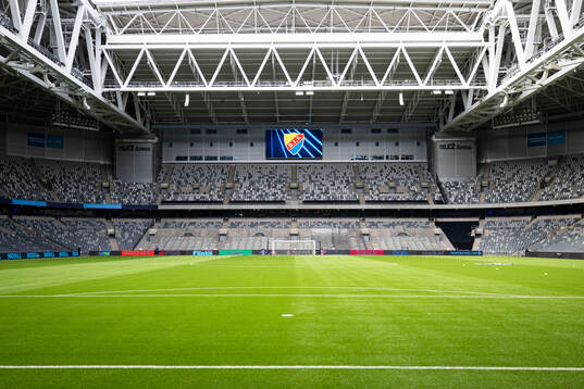 Interior vy på Tele2 Arena