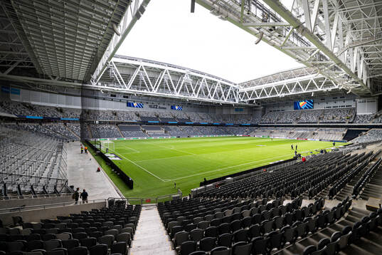 Interior vy på Tele2 Arena