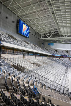 Interior vy på Tele2 Arena