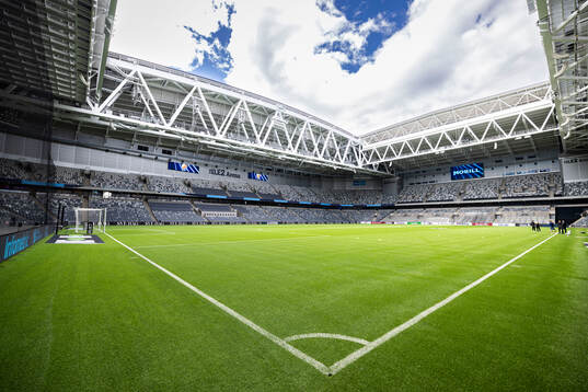 Interior vy på Tele2 Arena