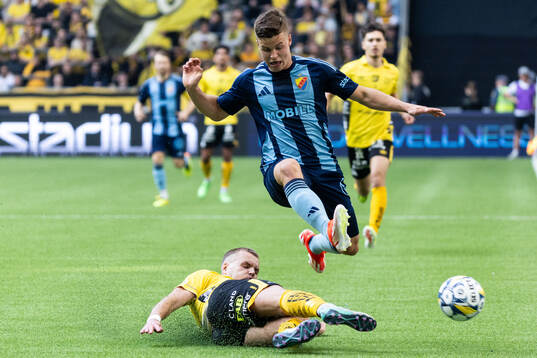 Djurgårdens Samuel Dahl och Elfsborgs Gustav Henriksson