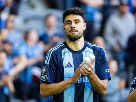 Djurgårdens Deniz Hummet  jublar
