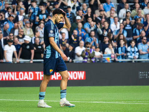 Djurgårdens Deniz Hummet deppar