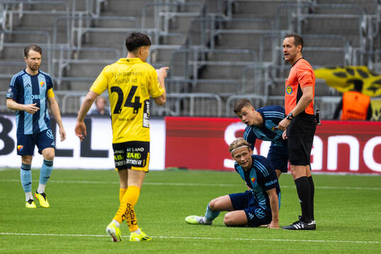 Djurgårdens Tobias Gulliksen skadat