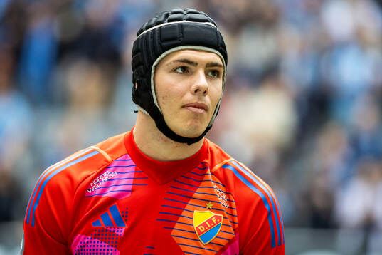 Djurgårdens målvakt Jacob Widell Zetterström