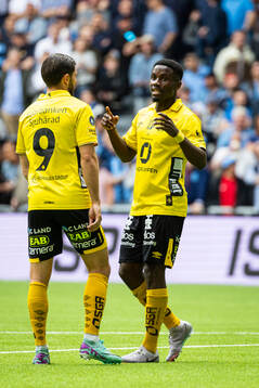 Elfsborgs Arber Zeneli och Michael Baidoo