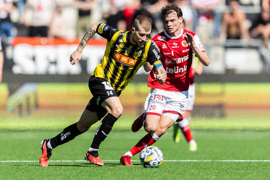 Häckens Simon Gustafson och Kalmars Jacob Trenskow