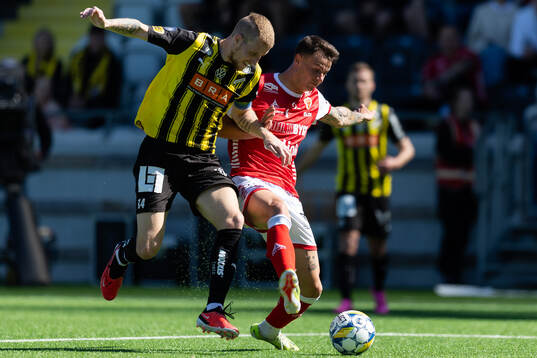 Häckens Simon Gustafson och Kalmars Melker Hallberg