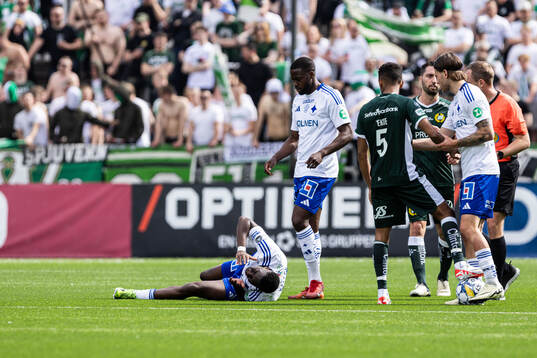 IFK Norrköpings Yahya Kalley har ont