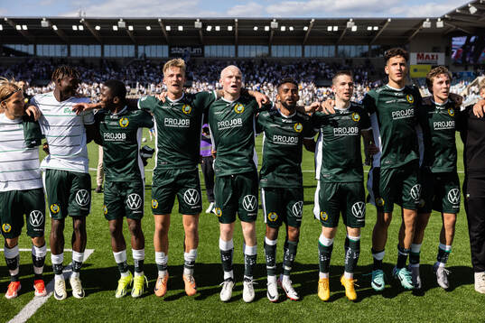 Hammarbys Bouzomana Toure, Fredrik Hammar, Marcus Rafferty,