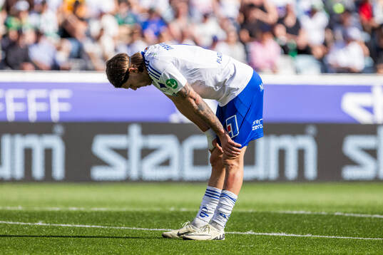 IFK Norrköpings Arnor Traustason deppar