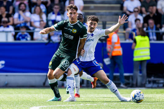 Hammarbys Deniz Gul och IFK Norrköpings Ismet Lushaku