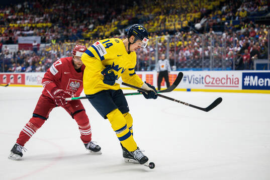 Kamil Gorny of Poland and Joel Eriksson Ek of Sweden