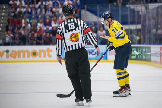 Victor Olofsson of Sweden in pain