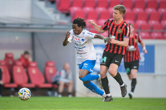 Värnamos Frank Junior Adjei och Brommapojkarnas Ludvig
