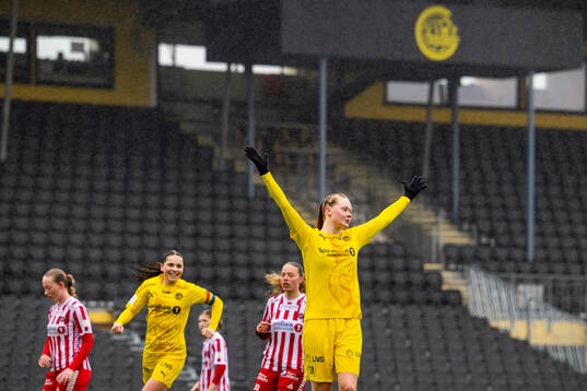 Anna Isabella Johansen of Bodø/Glimt celebrates
