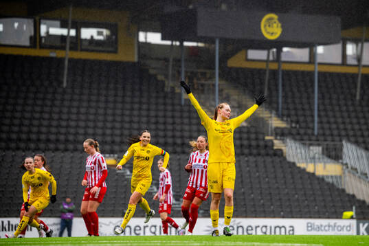 Anna Isabella Johansen of Bodø/Glimt celebrates