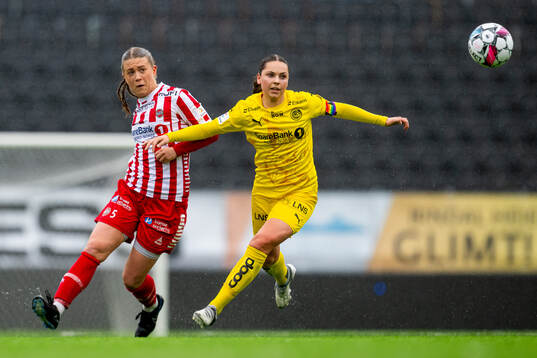 Oda Lillegård of TIL 2020 and Helene Rædergård