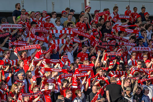 Spectators in the stands