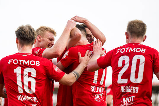 Joachim Soltvedt of Brann celebrates