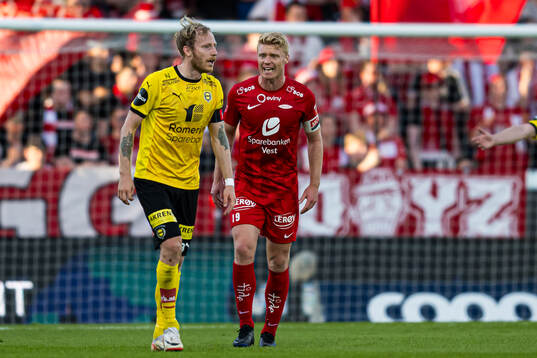 Gjermund Åsen of Lillestrøm and Sivert Heltne Nilsen of