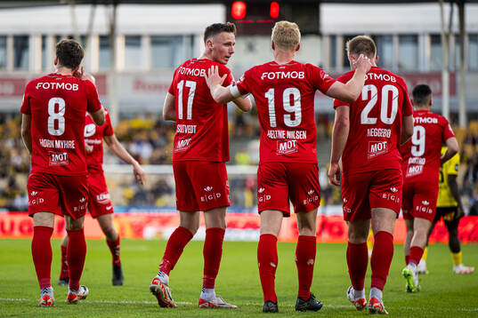 Joachim Soltvedt of Brann celebrates
