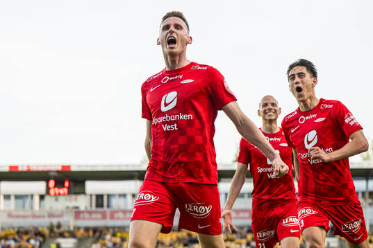 Joachim Soltvedt of Brann celebrates