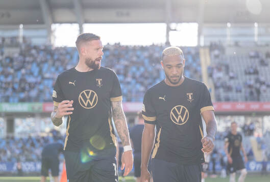 Malmö FFs Pontus Jansson och Derek Cornelius