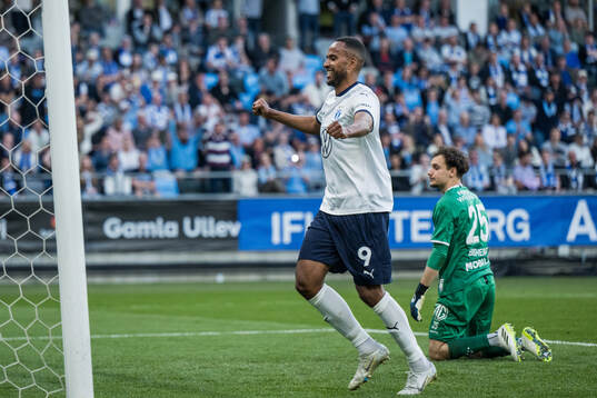 Malmö FFs Isaac Kiese Thelin jublar