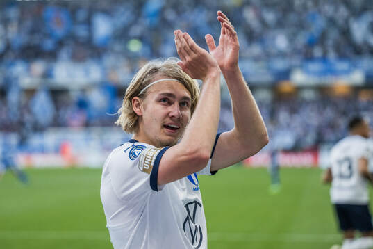 Malmö FFs Sebastian Nanasi jublar