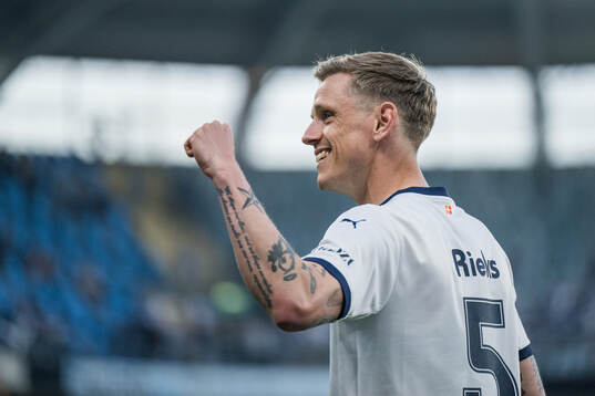 Malmö FFs Søren Rieks jublar