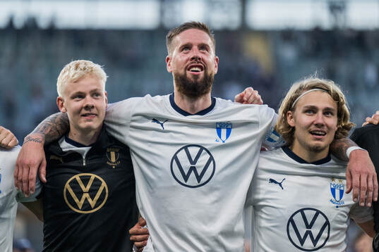Malmö FFs Pontus Jansson jublar